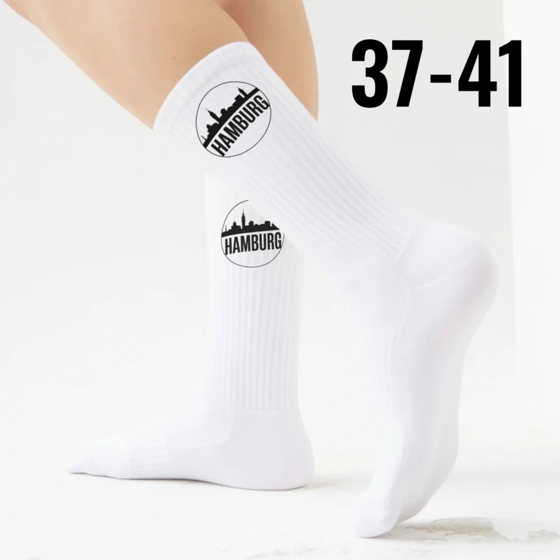 epicsocks Hamburg Vibes Hamburg Skyline Socken in 37-41 im Paar