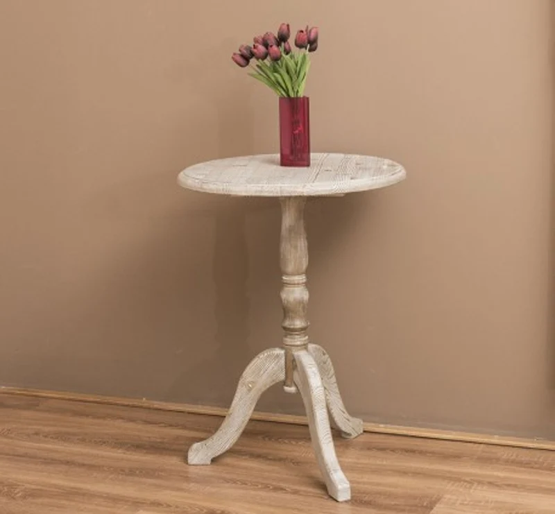 Casa Padrino Couchtisch im Landhausstil, 60 x 60 x 78 cm