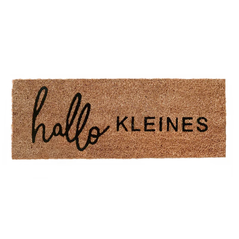 Eulenschnitt Kokos Fußmatte Hallo Kleines klein