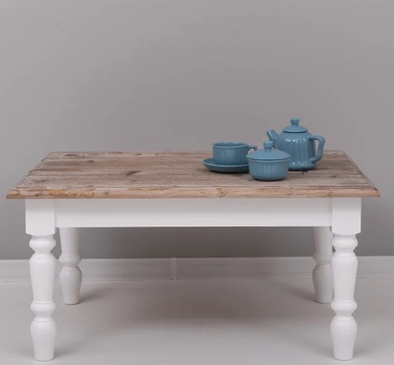 Casa Padrino Couchtisch im Landhausstil, 90 x 65 x 45 cm