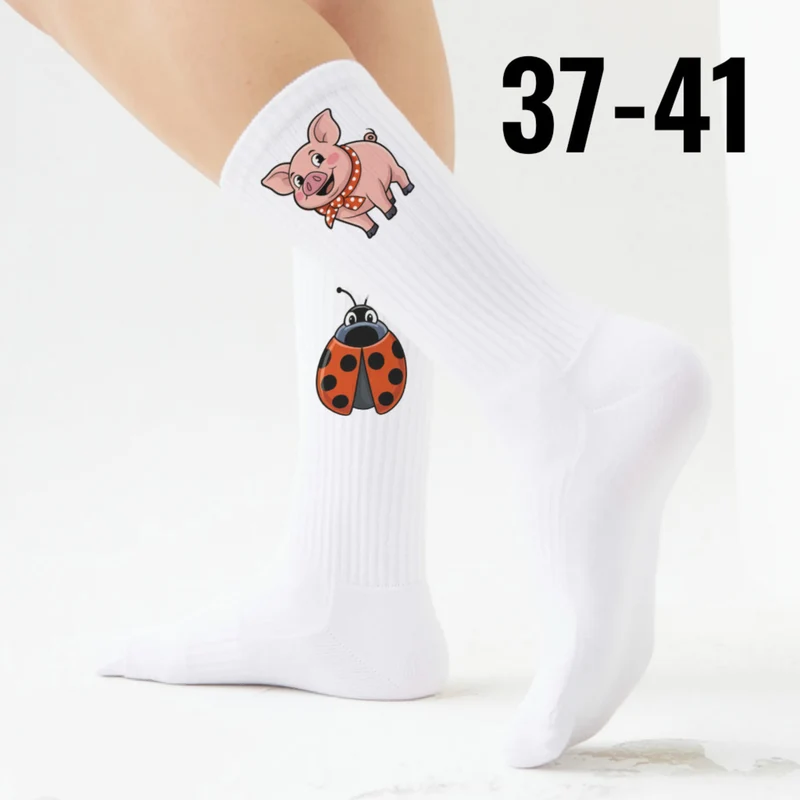 epicsocks LuckySteps Glücksbringer Tiere Socken in 37-41 im Paar