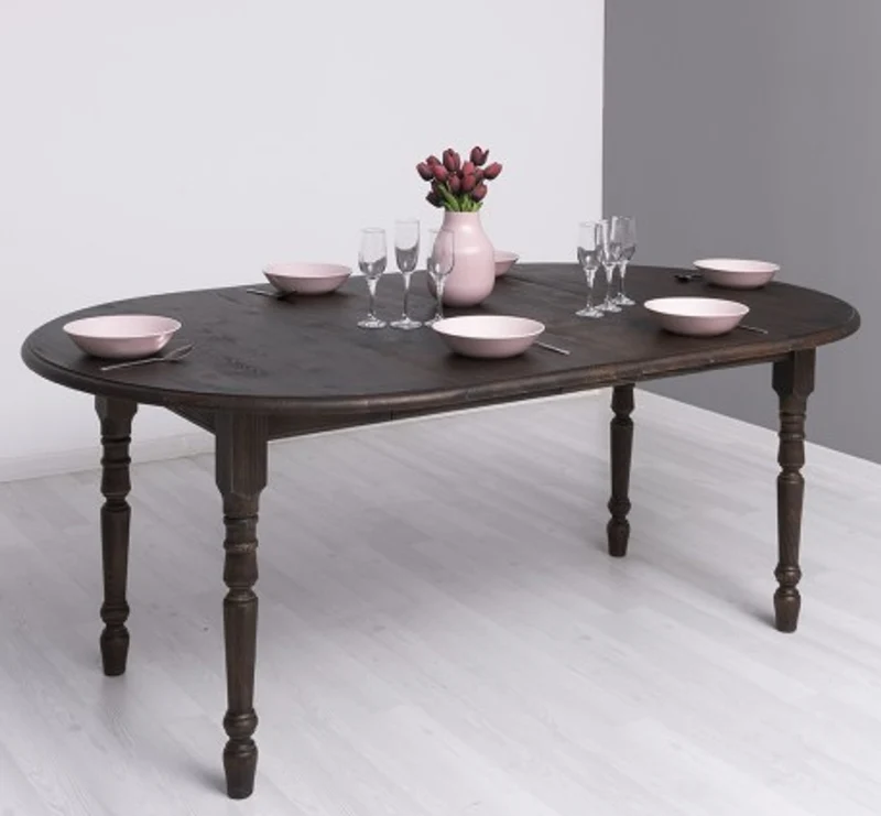 Casa Padrino Esstisch im Landhausstil, 116 x 116 x 78 cm