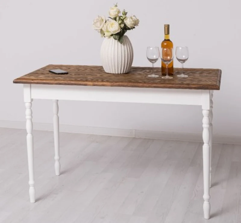 Casa Padrino Esstisch im Landhausstil, 120 x 70 x 78 cm