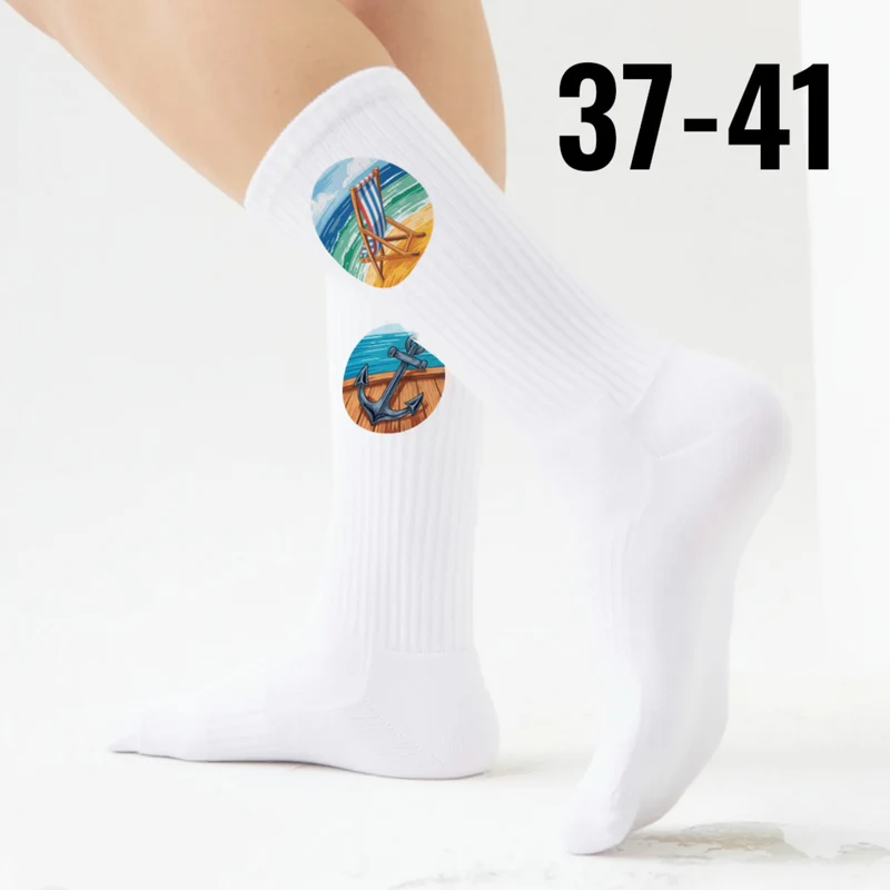epicsocks Nautik Freude Socken in 37-41 im 6er Set in Geschenkdose im 6er Set in Geschenkbox
