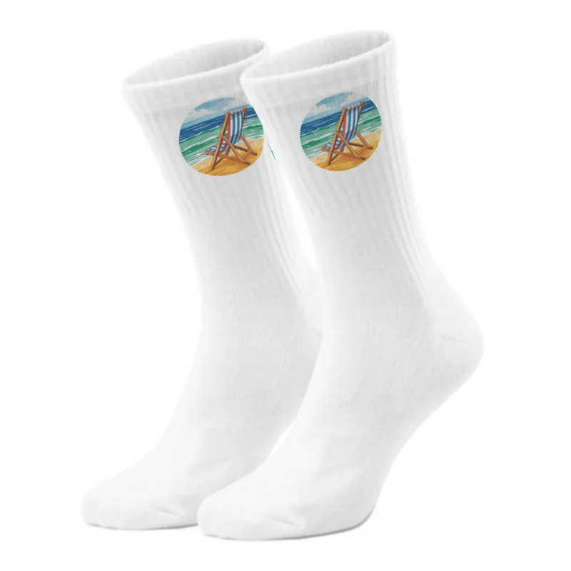 epicsocks Nautik Freude Strandliege Socken in 37-41 im Paar