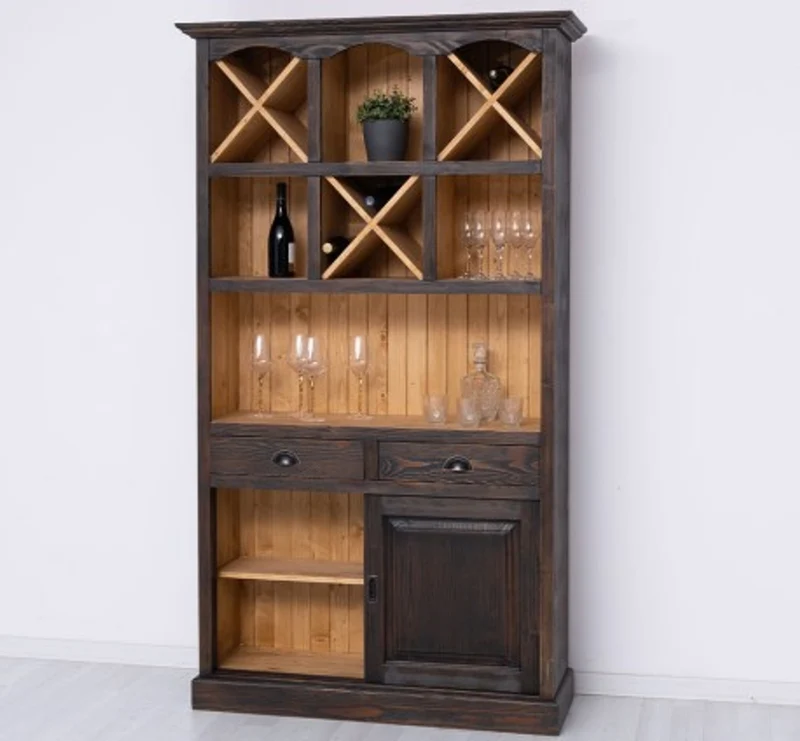 Casa Padrino Theke im Landhausstil, 120 x 41 x 210 cm