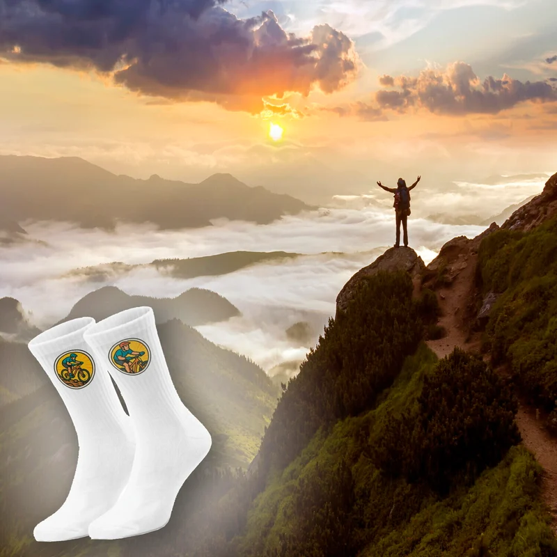 epicsocks Fahrradabenteuer Trailzeit Socken in 37-41 im Paar
