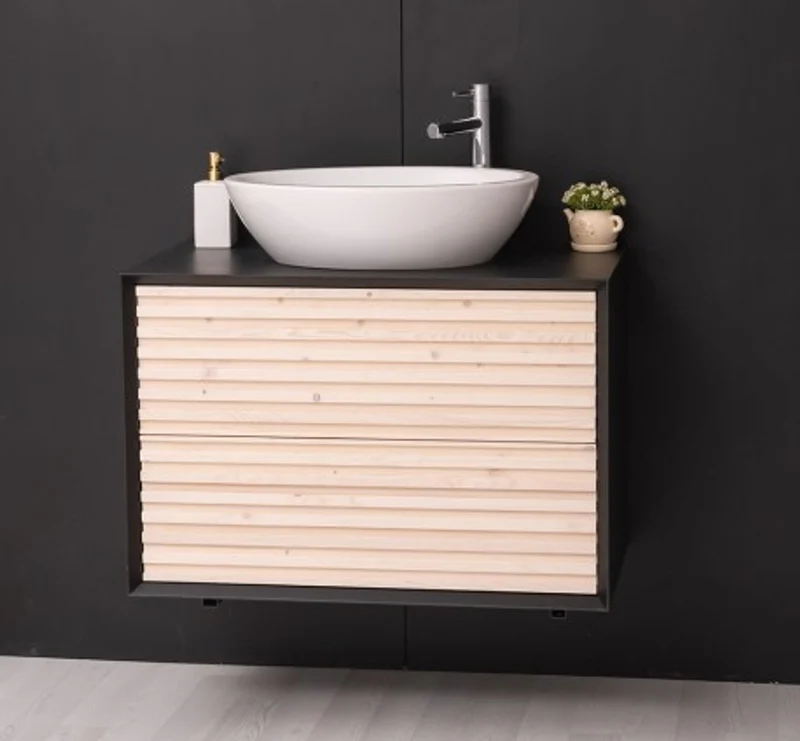 Casa Padrino Waschtisch im Landhausstil mit 2 Schubladen, 90 x 50 x 61 cm