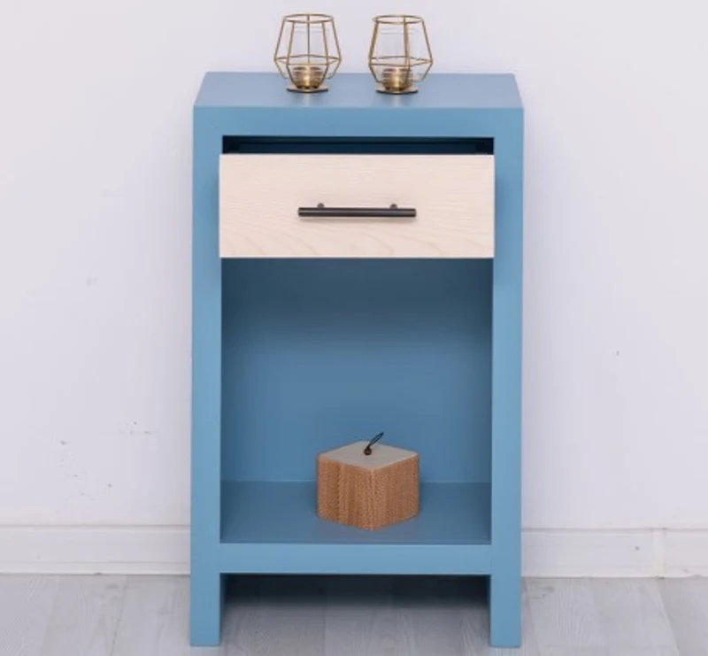 Casa Padrino Nachttisch im Landhausstil mit 1 Schublade, 45 x 30 x 74 cm