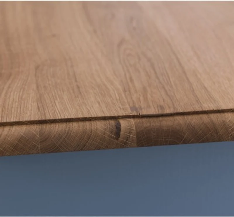 Casa Padrino Schrank im Landhausstil mit 2 Türen, 1 Schublade und Eichenholzplatte, 85 x 35 x 120 cm