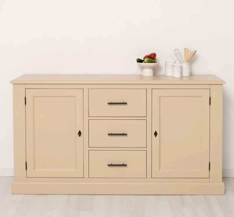 Casa Padrino Sideboard im Landhausstil mit 2 Türen und 3 Schubladen, 173 x 47 x 93 cm