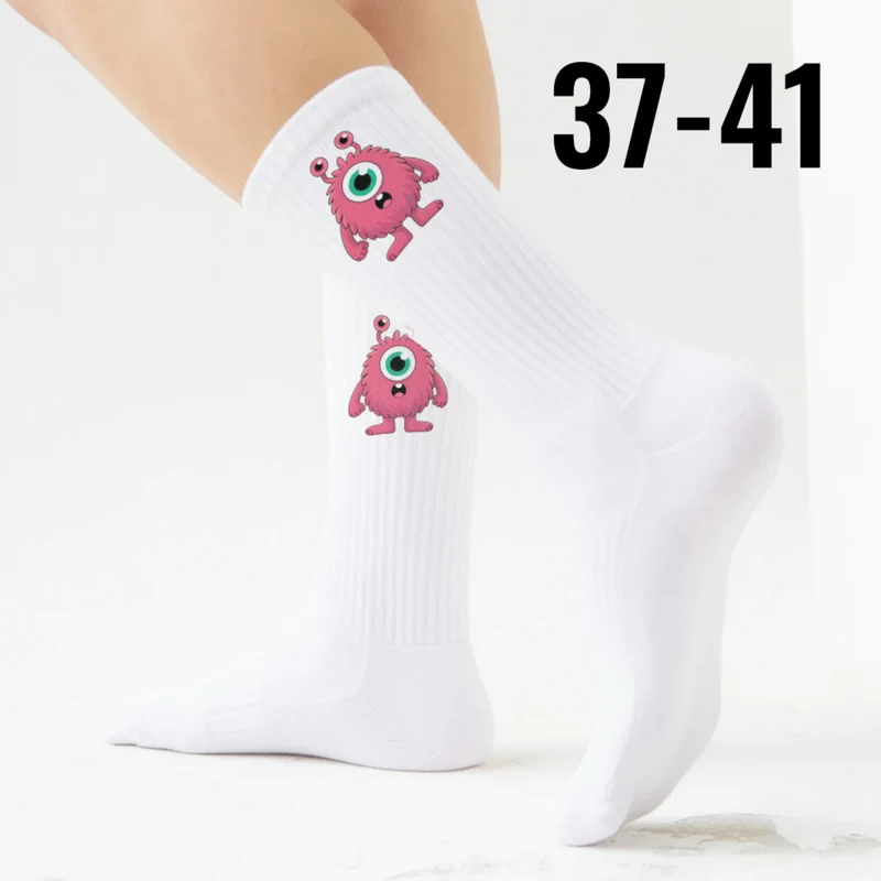 epicsocks Knuddelmonster Pinkes Monster Socken in 37-41 im Paar