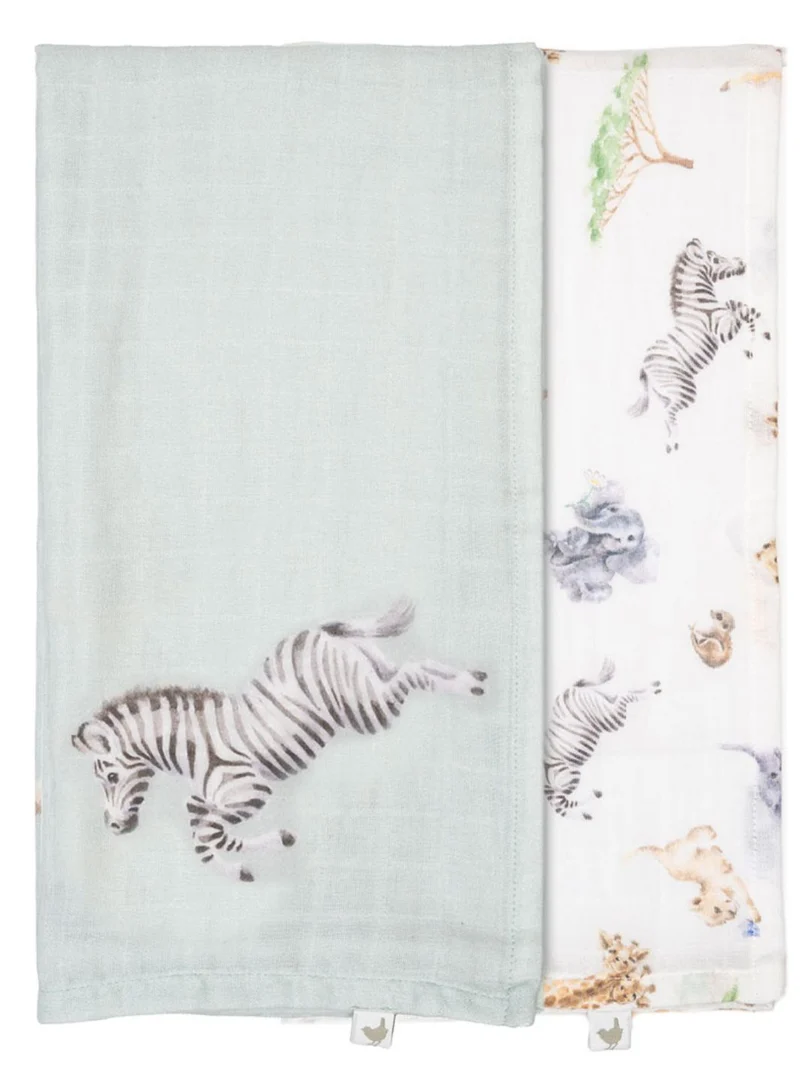Wildtiere Baby Tücher von Wrendale Designs