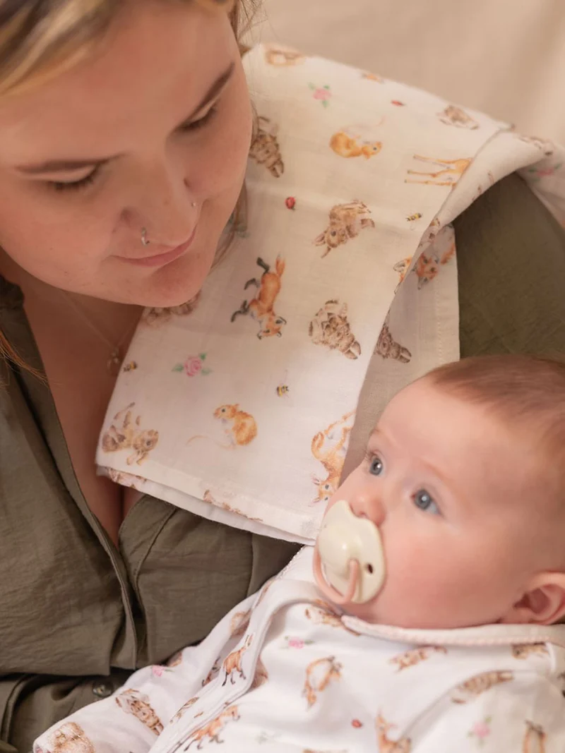Waldtier Baby Tücher von Wrendale Designs