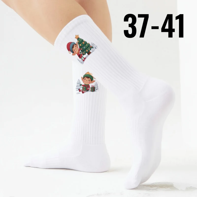 epicsocks Elf Joy Socken in 37-41 im 6er Set in Geschenkdose im 6er Set in Geschenkbox