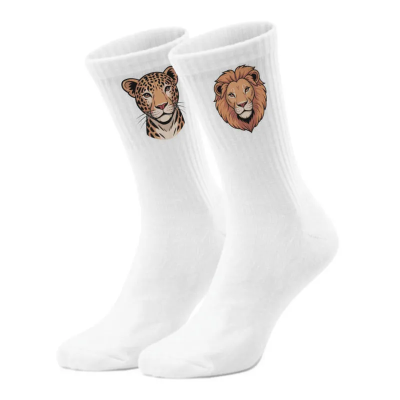 epicsocks Big Six Safari Raubkatzen Socken in 37-41 im Paar