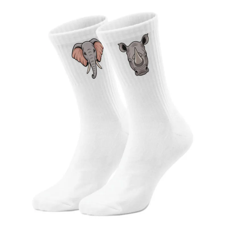 epicsocks Big Six Safari Dickhäuter Socken in 37-41 im Paar