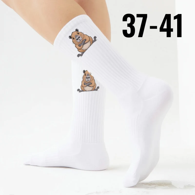 epicsocks Chill Capybara Entspanntes Nagen Socken in 37-41 im Paar