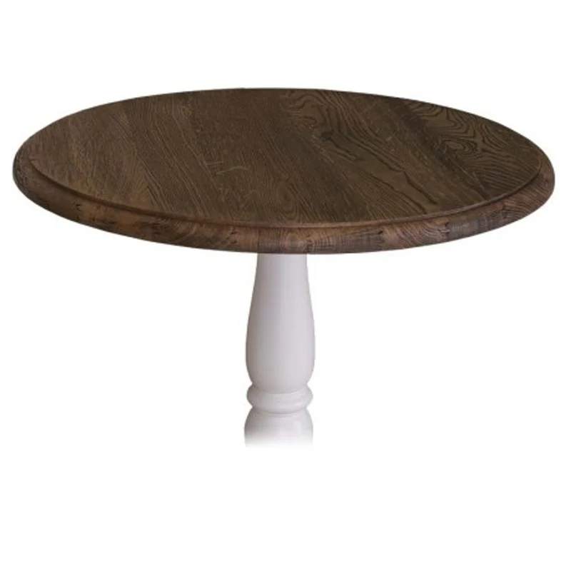 Casa Padrino Couchtisch im Landhausstil mit Eichenholzplatte, 60 x 60 x 78 cm