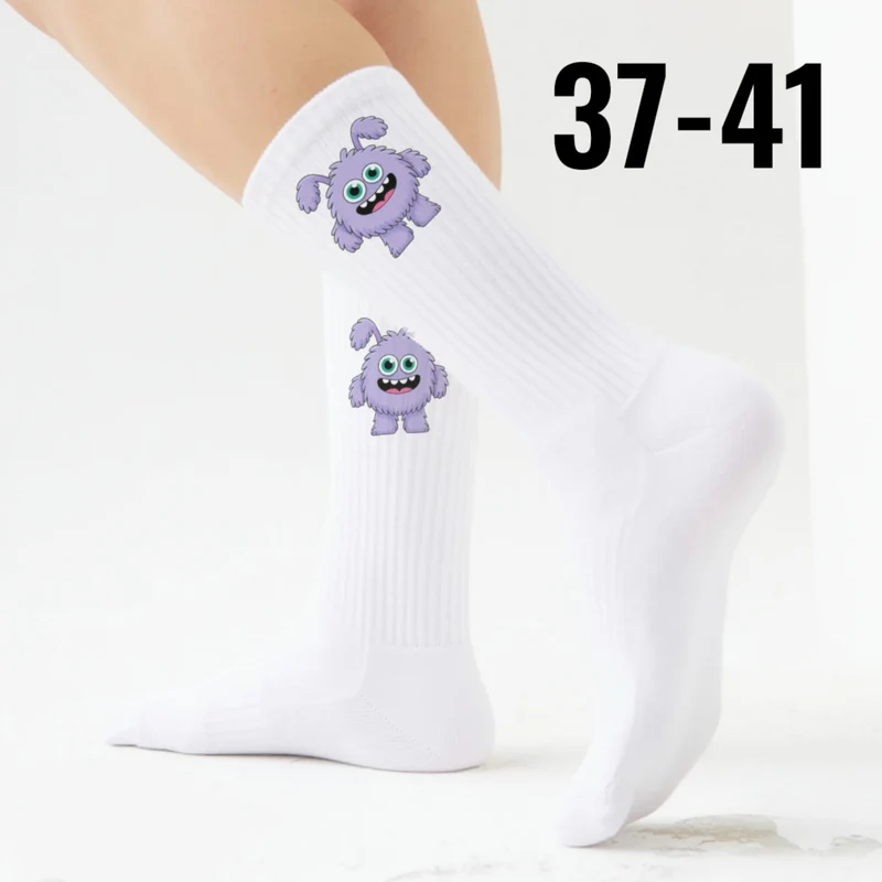 epicsocks Knuddelmonster Lila Monster Socken in 37-41 im Paar