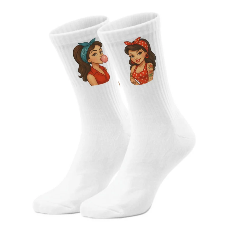 epicsocks Retro Vibes Retro Queen Socken in 37-41 im Paar