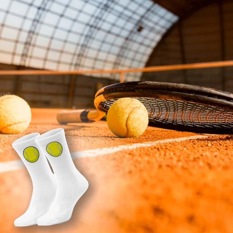 epicsocks Top Spin Tennisball Socken in 37-41 im Paar
