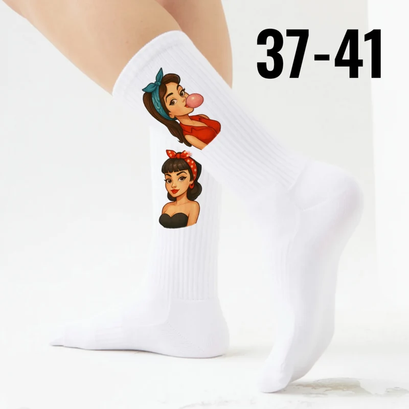 epicsocks Retro Vibes Socken in 37-41 im 6er Set in Geschenkdose im 6er Set in Geschenkbox
