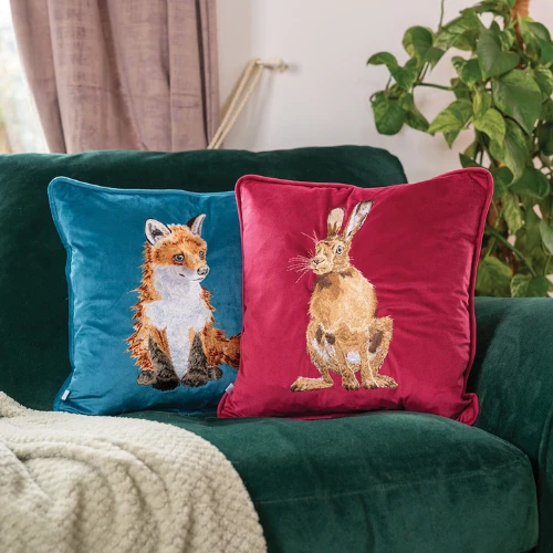 Hasen Kissenbezug von Wrendale Designs