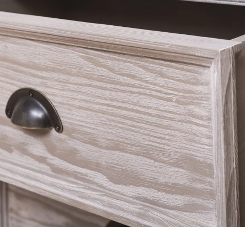Casa Padrino TV Schrank im Landhausstil mit 1 Tür und 2 Schubladen, 120 x 40 x 57 cm