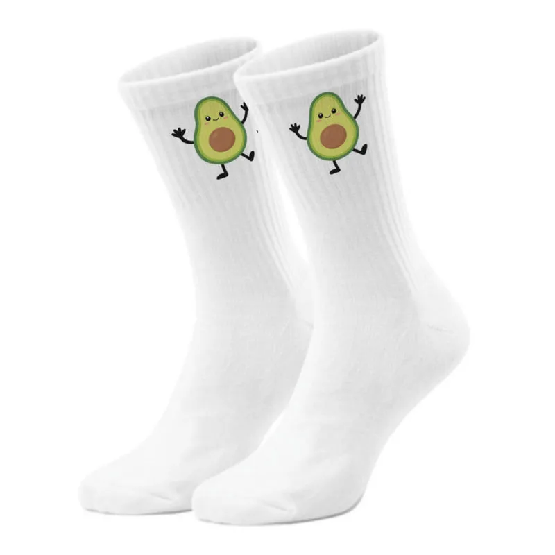 epicsocks Avocado Parade Spaßige Avocado Socken in 37-41 im Paar