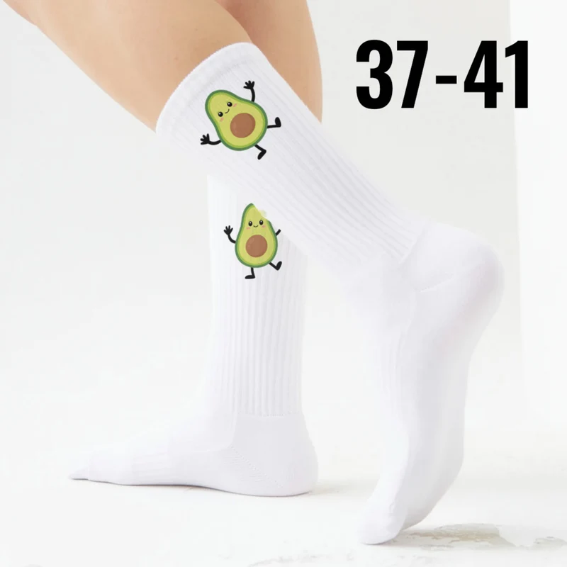 epicsocks Avocado Parade Spaßige Avocado Socken in 37-41 im Paar