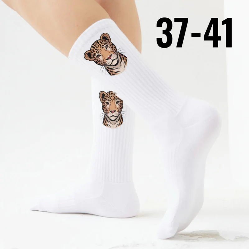 epicsocks Big Six Safari Leopard Socken in 37-41 im Paar
