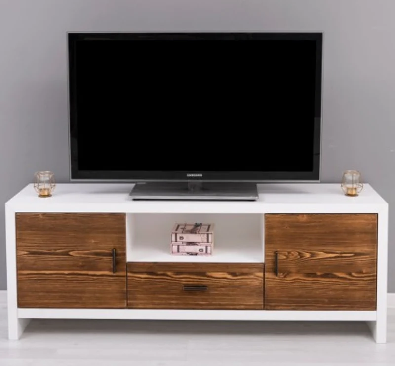 Casa Padrino TV Schrank im Landhausstil mit 2 Türen und 1 Schublade, 160 x 40 x 60 cm