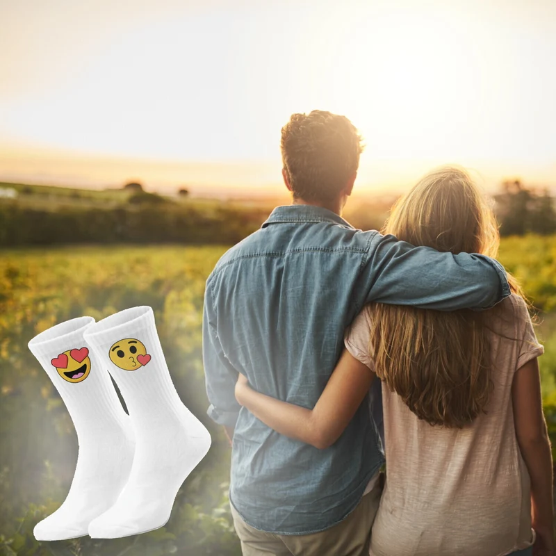 epicsocks EmotiFeet Liebe Emoticons Socken in 37-41 im Paar