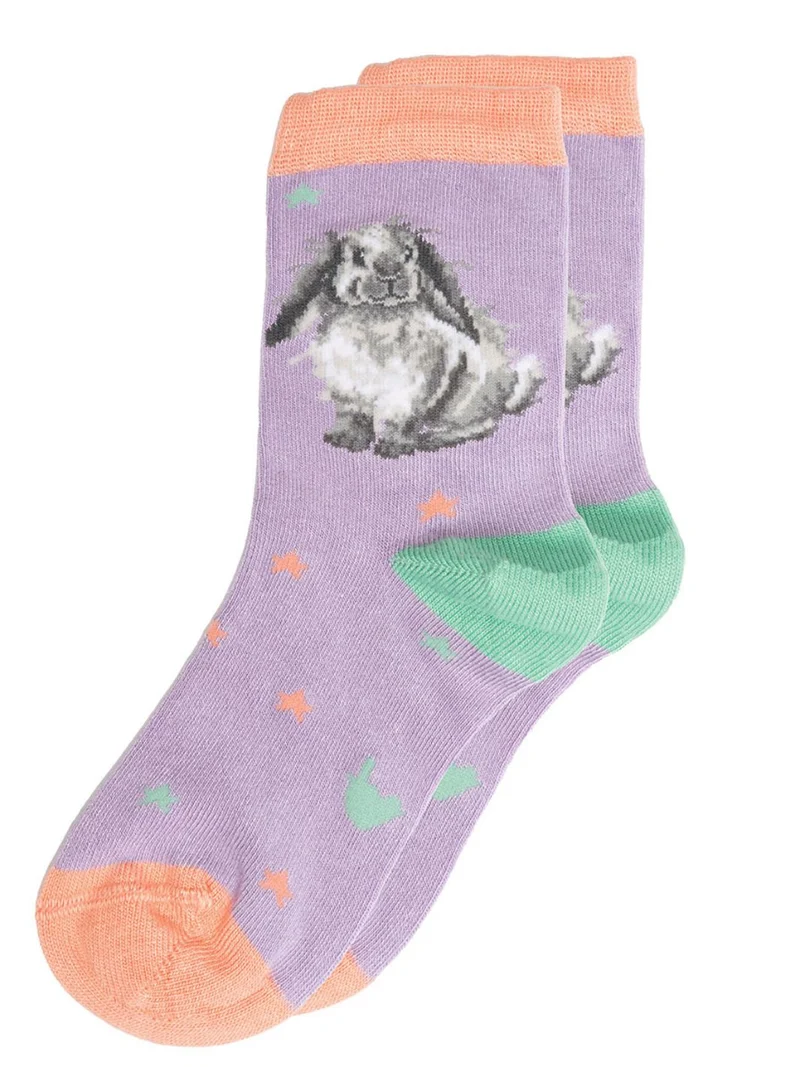 Kaninchen Kindersocken von Wrendale Designs