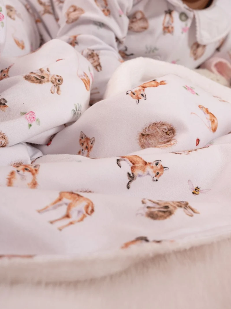 Babydecke Wald-Motiv "Little Forest" von Wrendale Designs