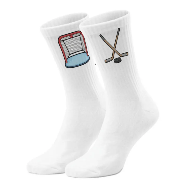 epicsocks Icehockey Dream Puck ins Tor Socken in 37-41 im Paar
