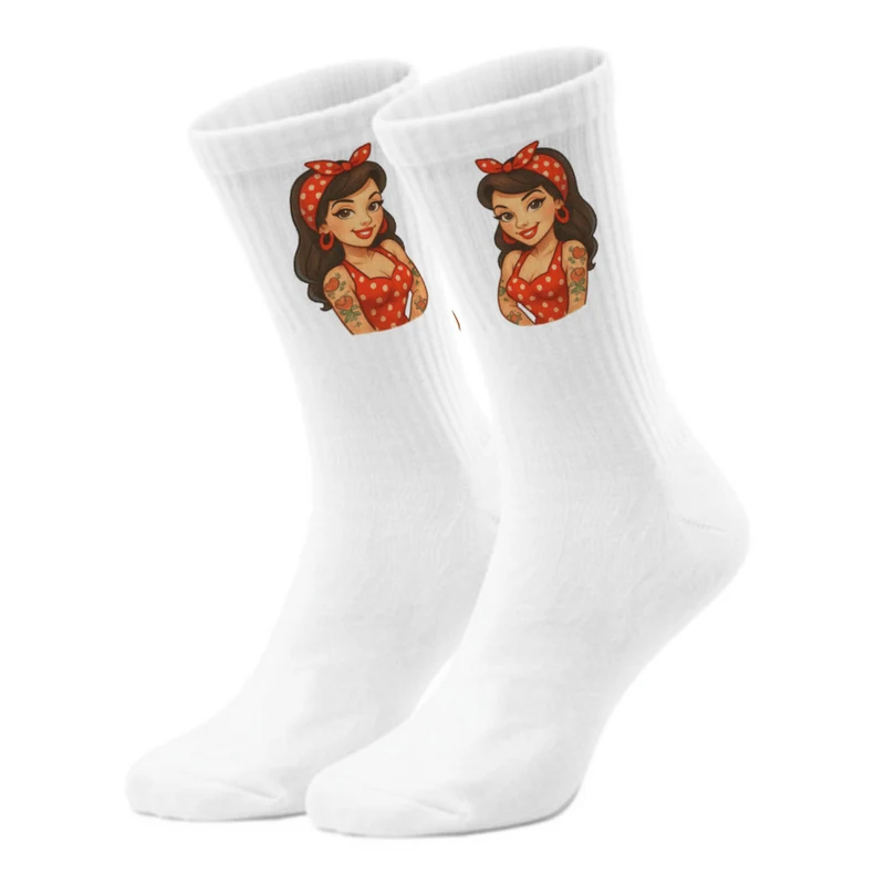 epicsocks Retro Vibes Punkte Kleid Socken in 37-41 im Paar