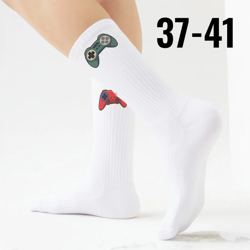epicsocks Gamer Glam Bunte Controller Socken in 37-41 im Paar