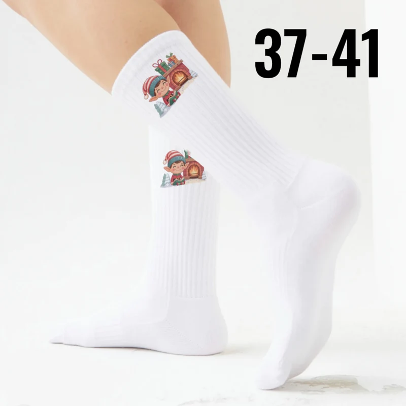 epicsocks Elf Joy Kamin Gemütlichkeit Socken in 37-41 im Paar