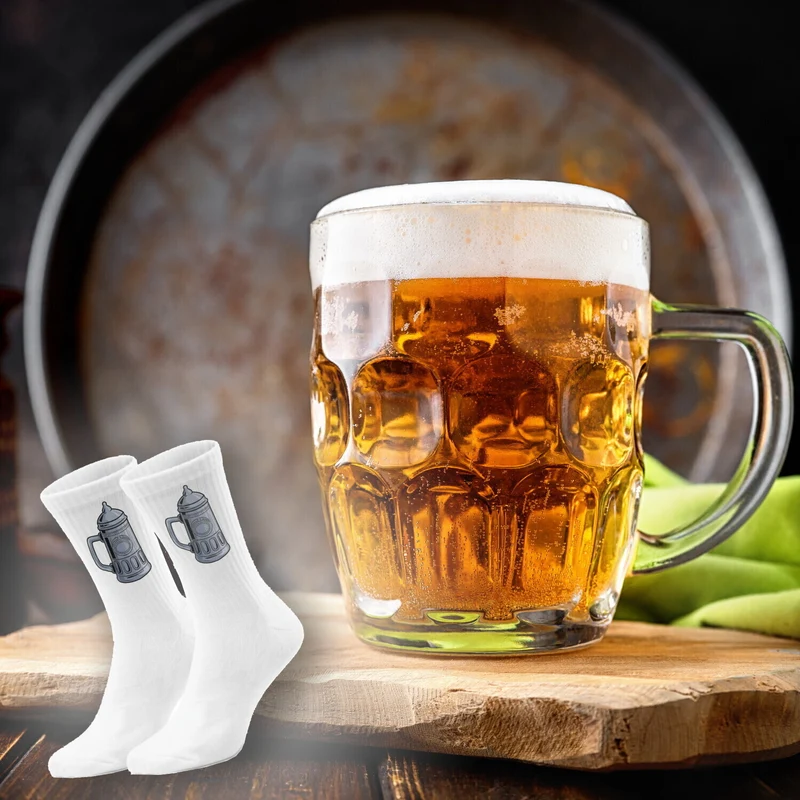epicsocks Bierlaune Bierkrug aus Zinn Socken in 37-41 im Paar