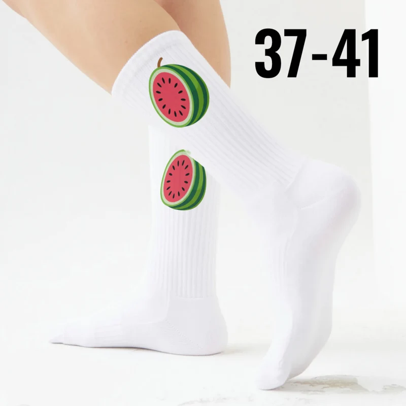 epicsocks Sunshine Fruits Wassermelone Socken in 37-41 im Paar
