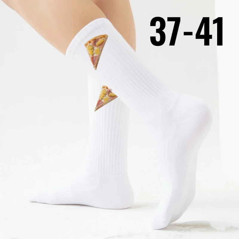 epicsocks Pizza Passion Hawaii Pizza Socken in 37-41 im Paar