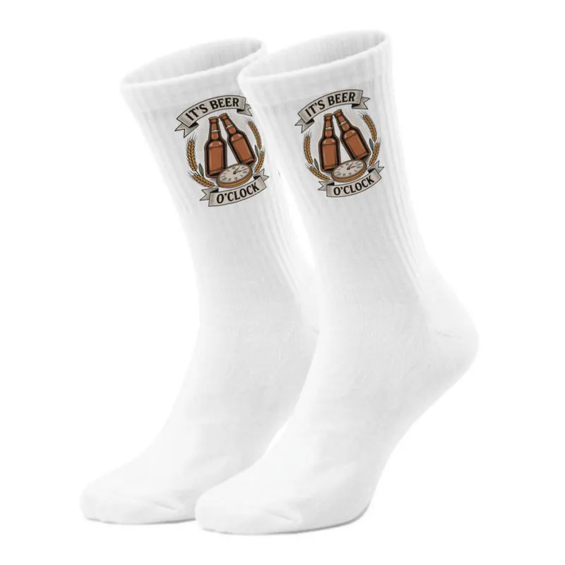 epicsocks Crafty Cheers Bier Uhrzeit Socken in 37-41 im Paar