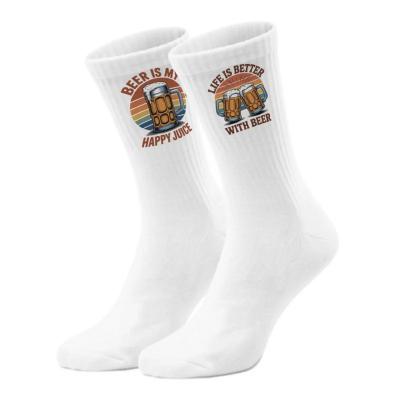 epicsocks Crafty Cheers Sonnenuntergang Socken in 37-41 im Paar