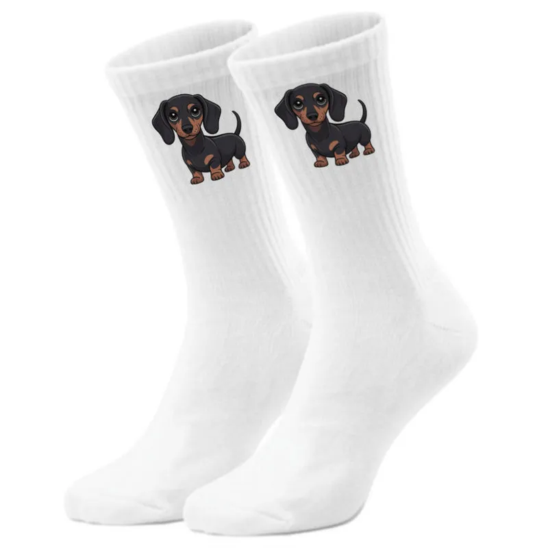 epicsocks Dackelliebe Schwarzer Dackel Socken in 37-41 im Paar