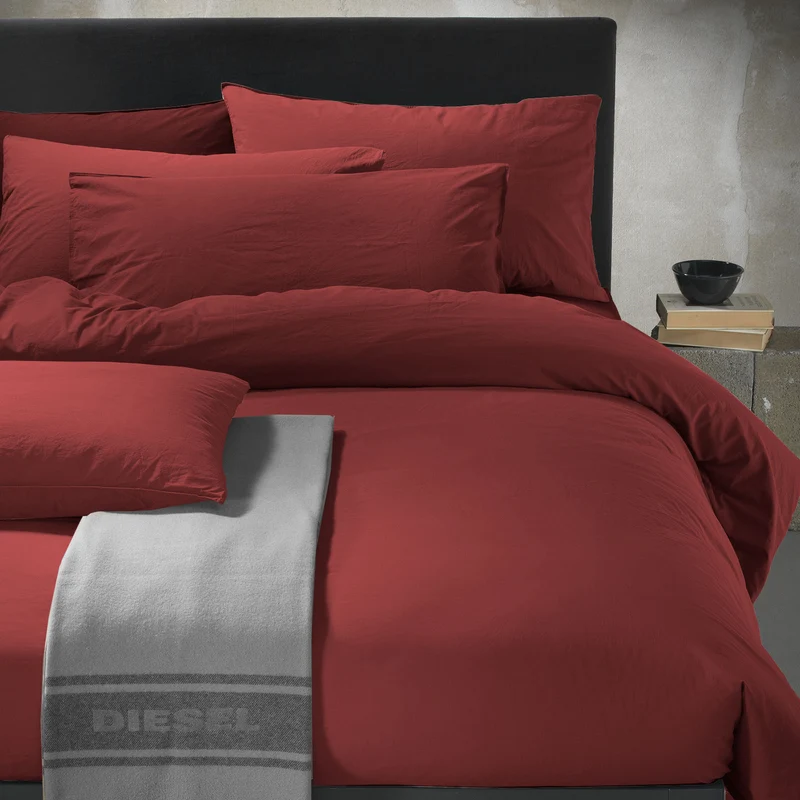Copripiumino con federe solid stone in Cotone