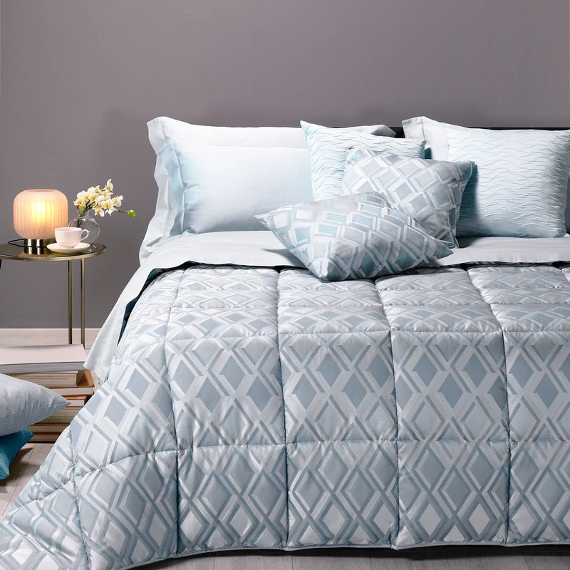 Trapunta in Raso Jacquard Global Dreaming Geometrico