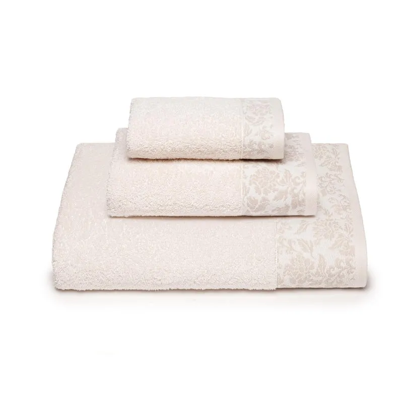 Set asciugamani in spugna decor in Cotone 450 gr/mq