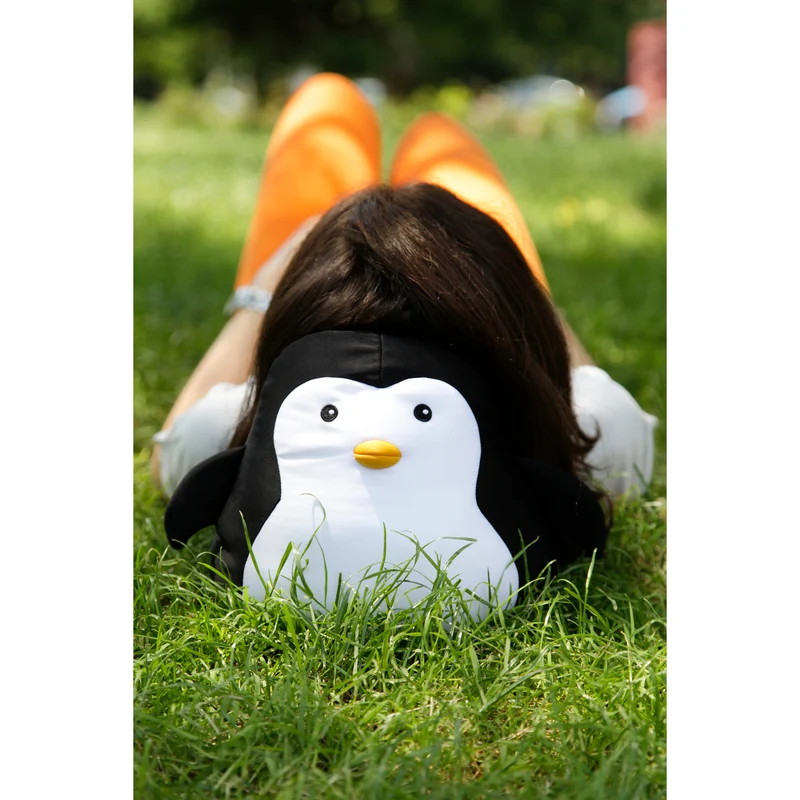 Zip&Flip Kissen Pinguin - Kuscheltier Nackenhörnchen